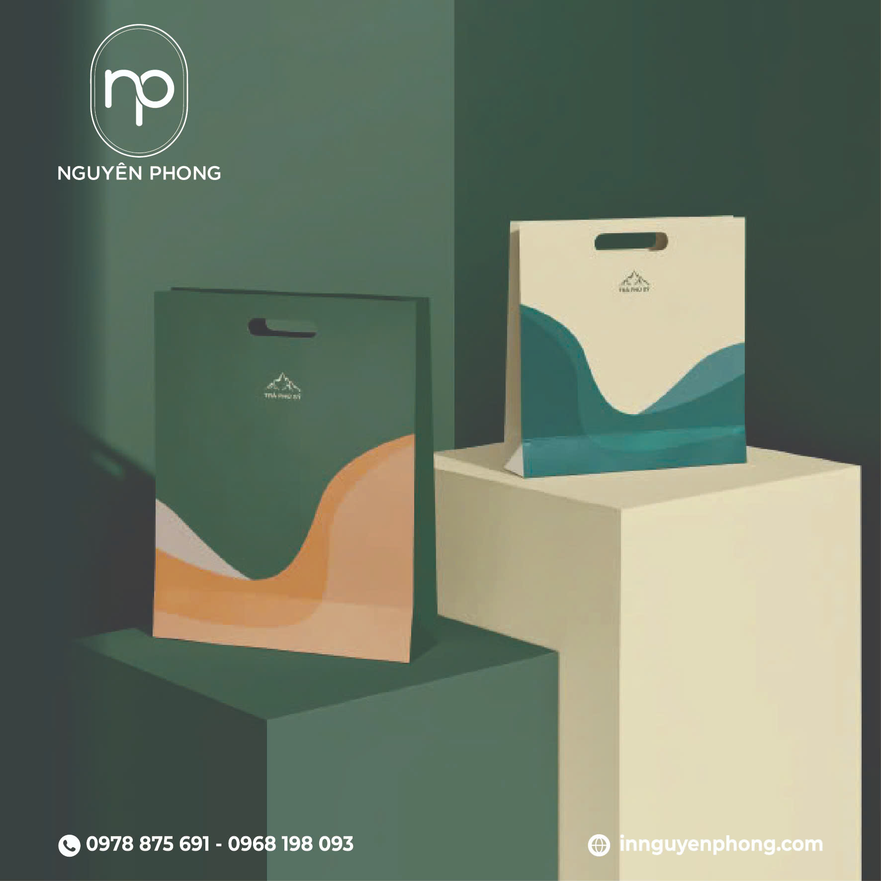 Túi giấy Kraft tiết kiệm chi phí in ấn